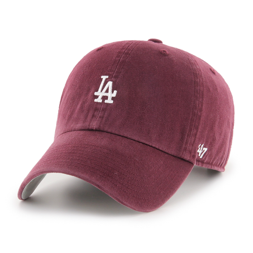 47 CAP MLB LOS ANGELES DODGERS BASE RUNNER CLEAN U DK MAROON