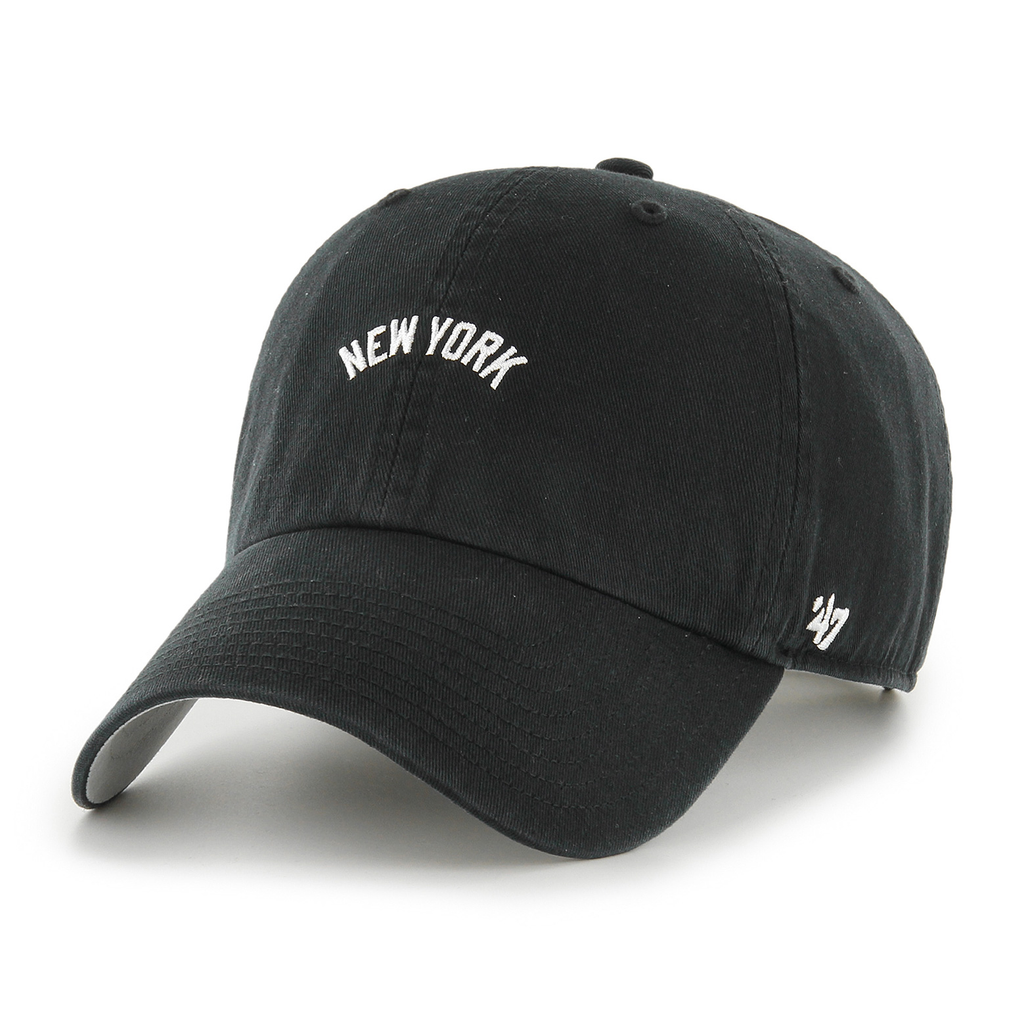 47 CAP MLB NEW YORK YANKEES BASE RUNNER SCRIPT CLEAN U BLACK