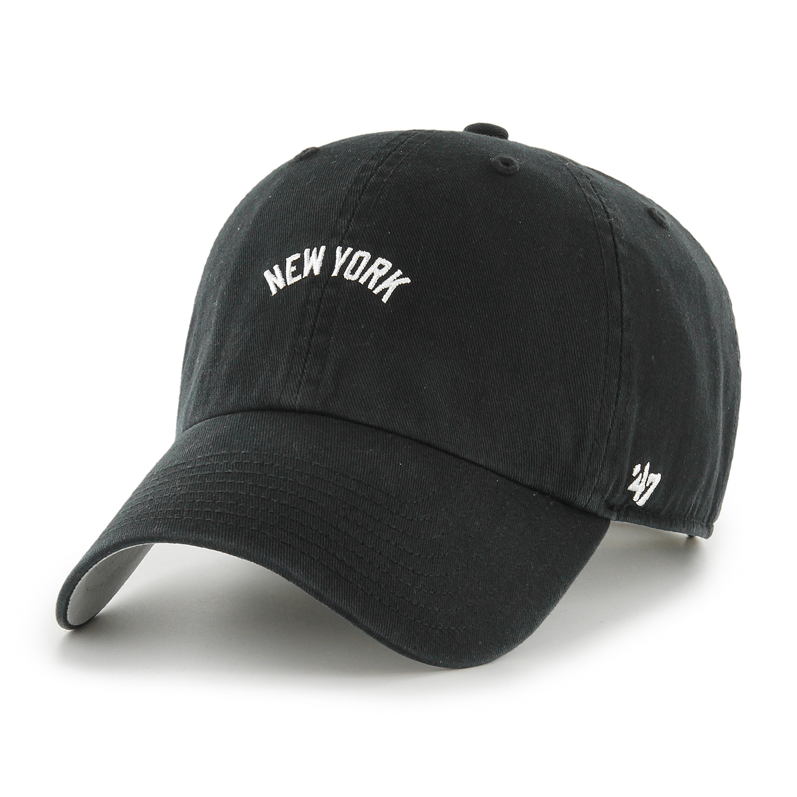 47 CAP MLB NEW YORK YANKEES BASE RUNNER SCRIPT CLEAN U BLACK