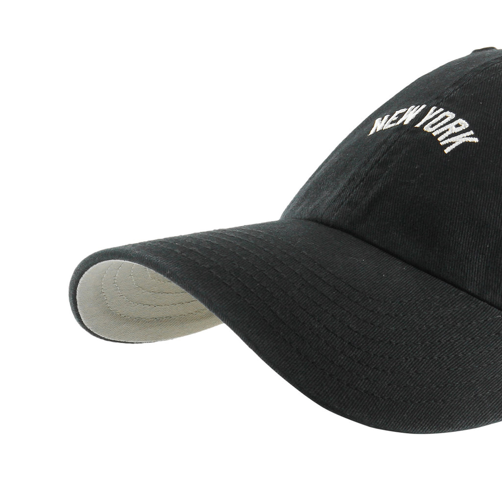 47 CAP MLB NEW YORK YANKEES BASE RUNNER SCRIPT CLEAN U BLACK