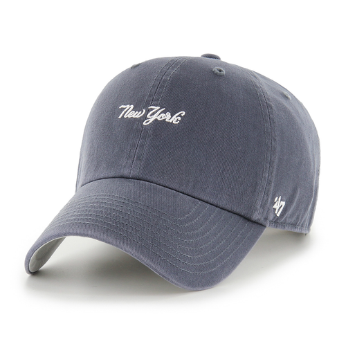 47 CAP MLB NEW YORK YANKEES BASE RUN SCRPT CLEAN U VINT NAVY