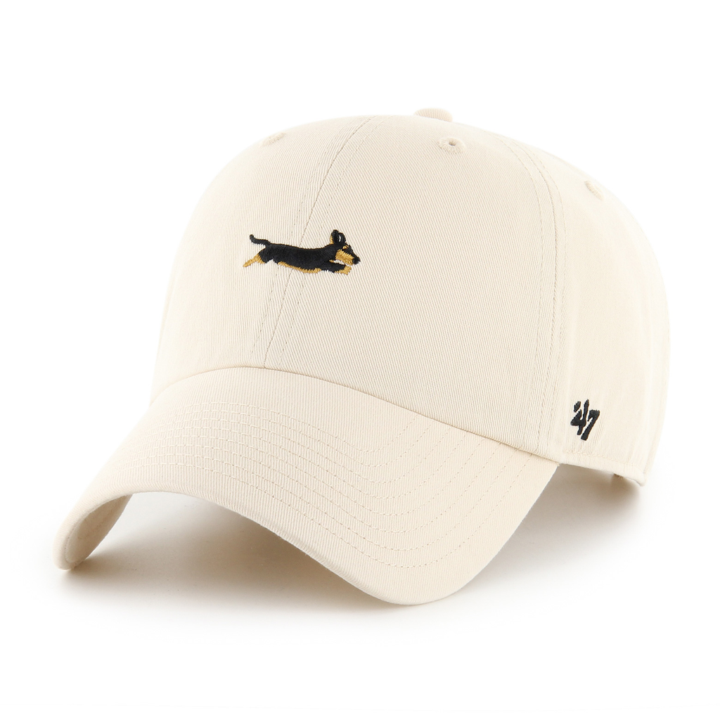 47 ICON CAP DOG BASE RUNNER CLEAN UP NATURAL BK