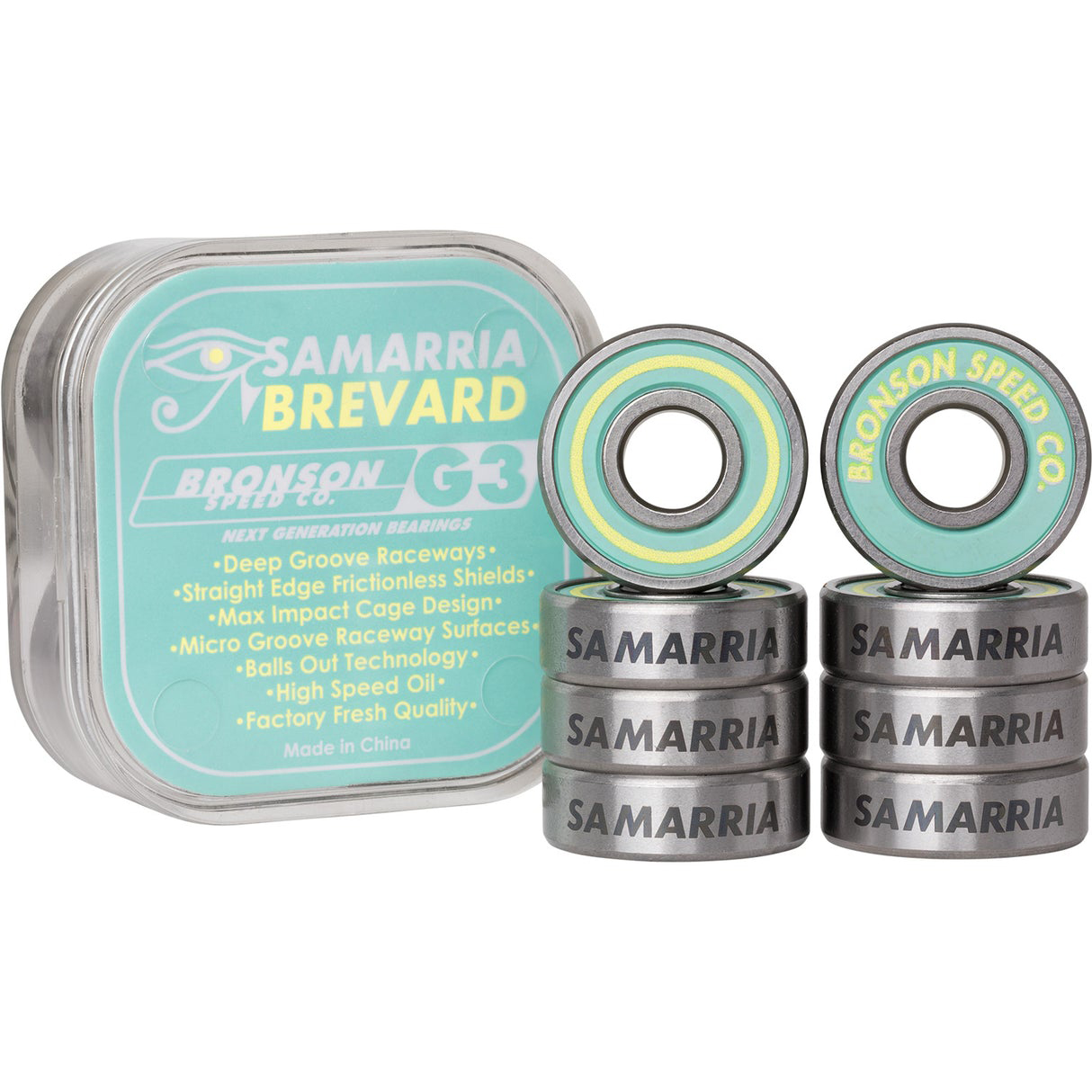 BRONSON SPEED CO ROULEMENTS JEU DE 8 PRO SAMARRIA G3