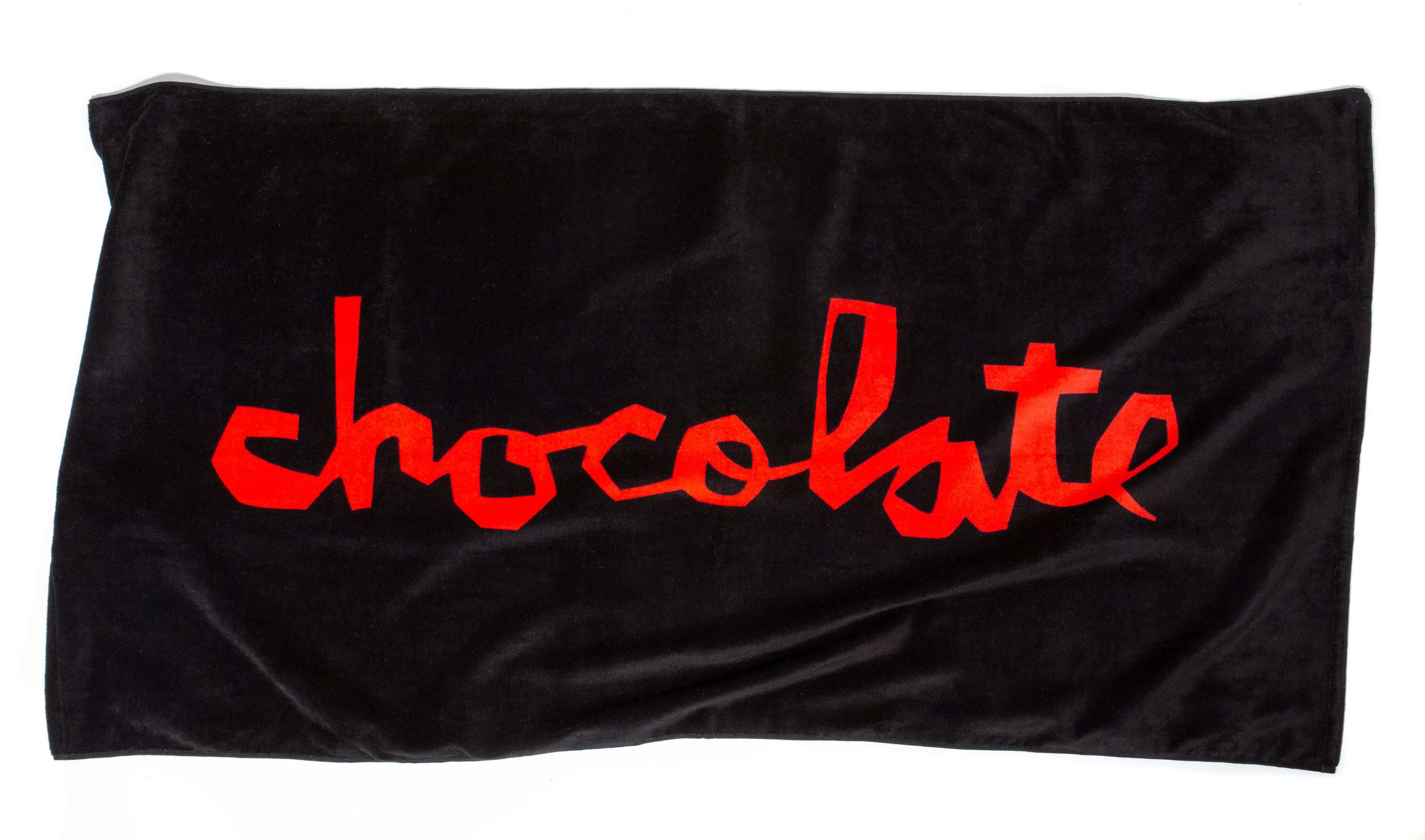 CHOCOLATE BEACH TOWEL SERVIETTE CHUNK BLACK