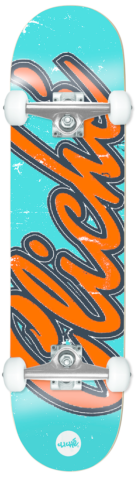 Cliché – Complète 8.0" Old Logo Blue Orange