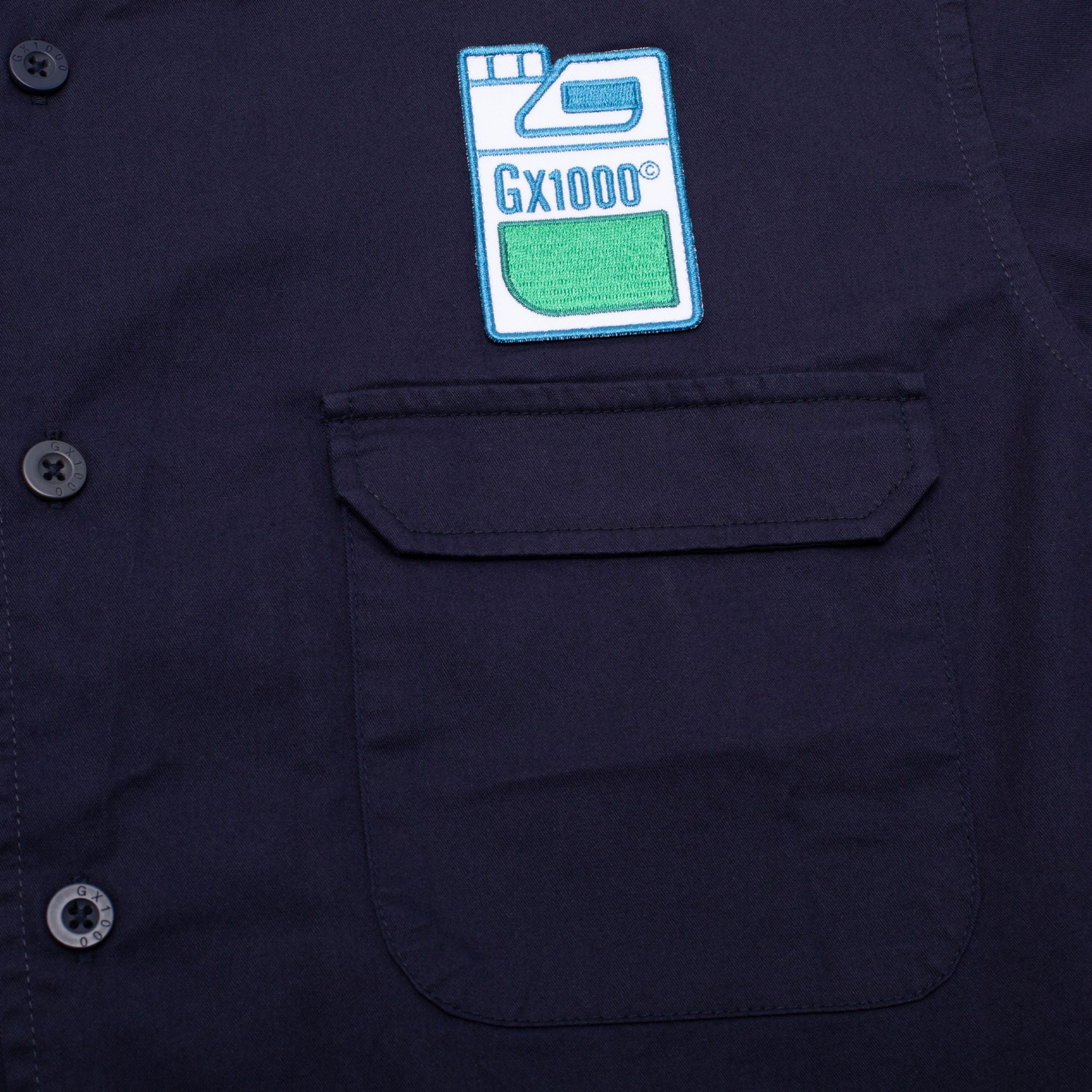 GX1000 CHEMISE FERTILIZER SS BUTTON DOWN DARK BLUE
