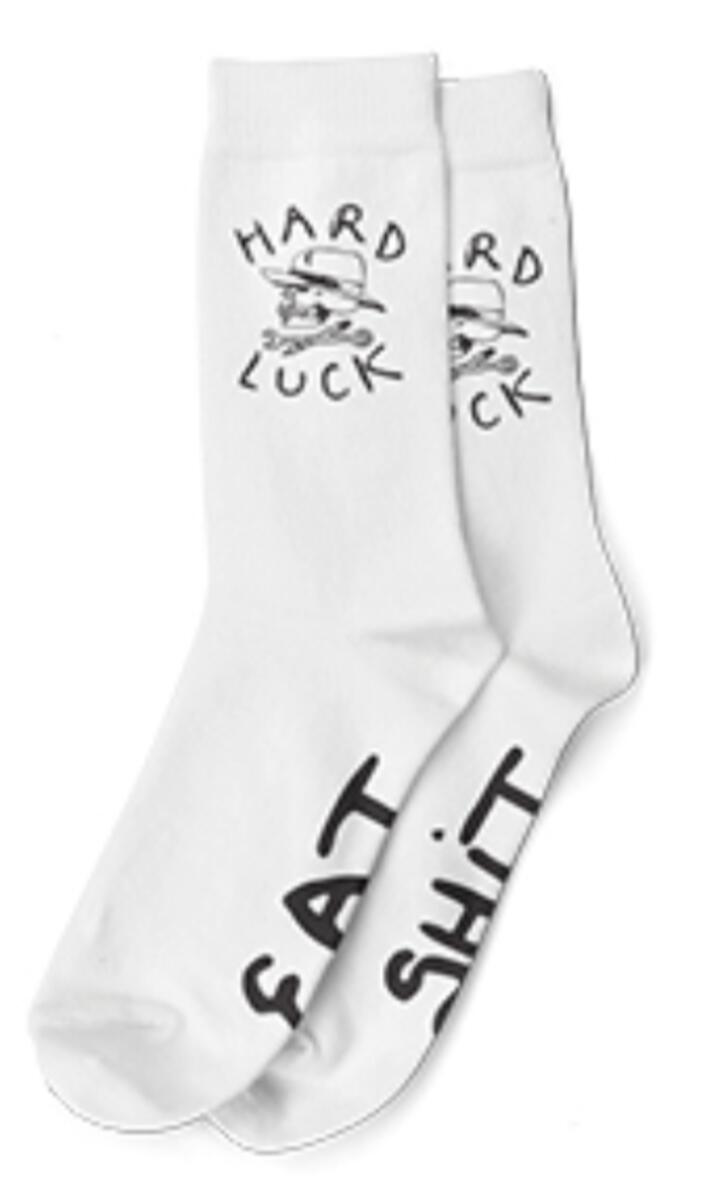 HARD LUCK SOCKS OG WHITE