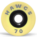 HAWGS WHEELS JEU DE 4 70MM SUPREMES 78A YELLOW
