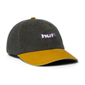 HUF CAP TWO TONE 89 WASHED 6 PANEL HAT BLACK