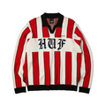 HUF PULL MIDFIELD JERSEY SWEATER RED