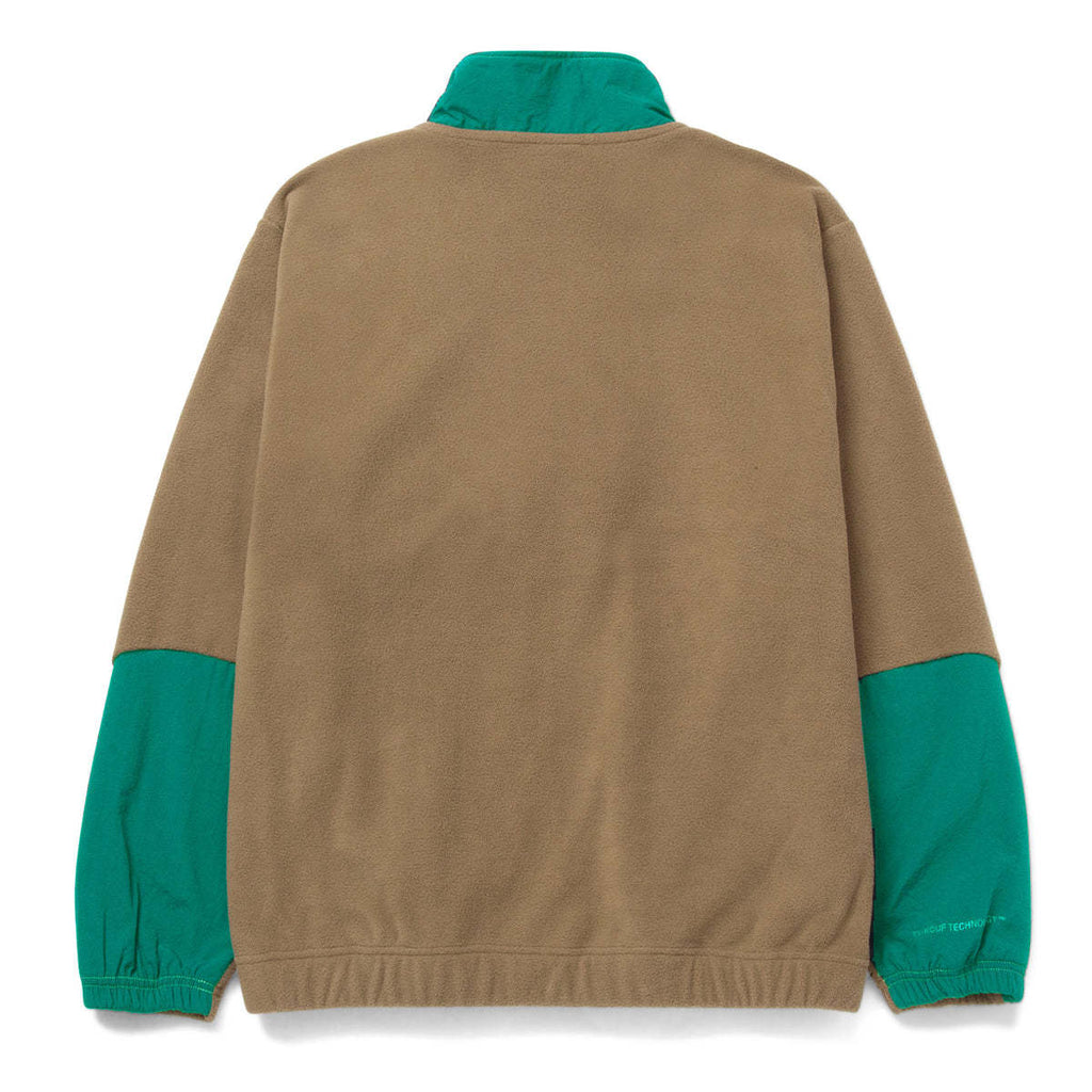 HUF SWEAT RANGE QUARTER ZIP POLAR FLEECE OLIVE