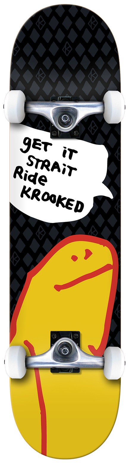 KROOKED COMPLETE 8.0 X 31.8 O GEEZ SHMOO LG