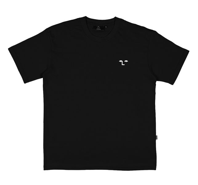 Nonsense – T-Shirt Face Off Embroidered Black