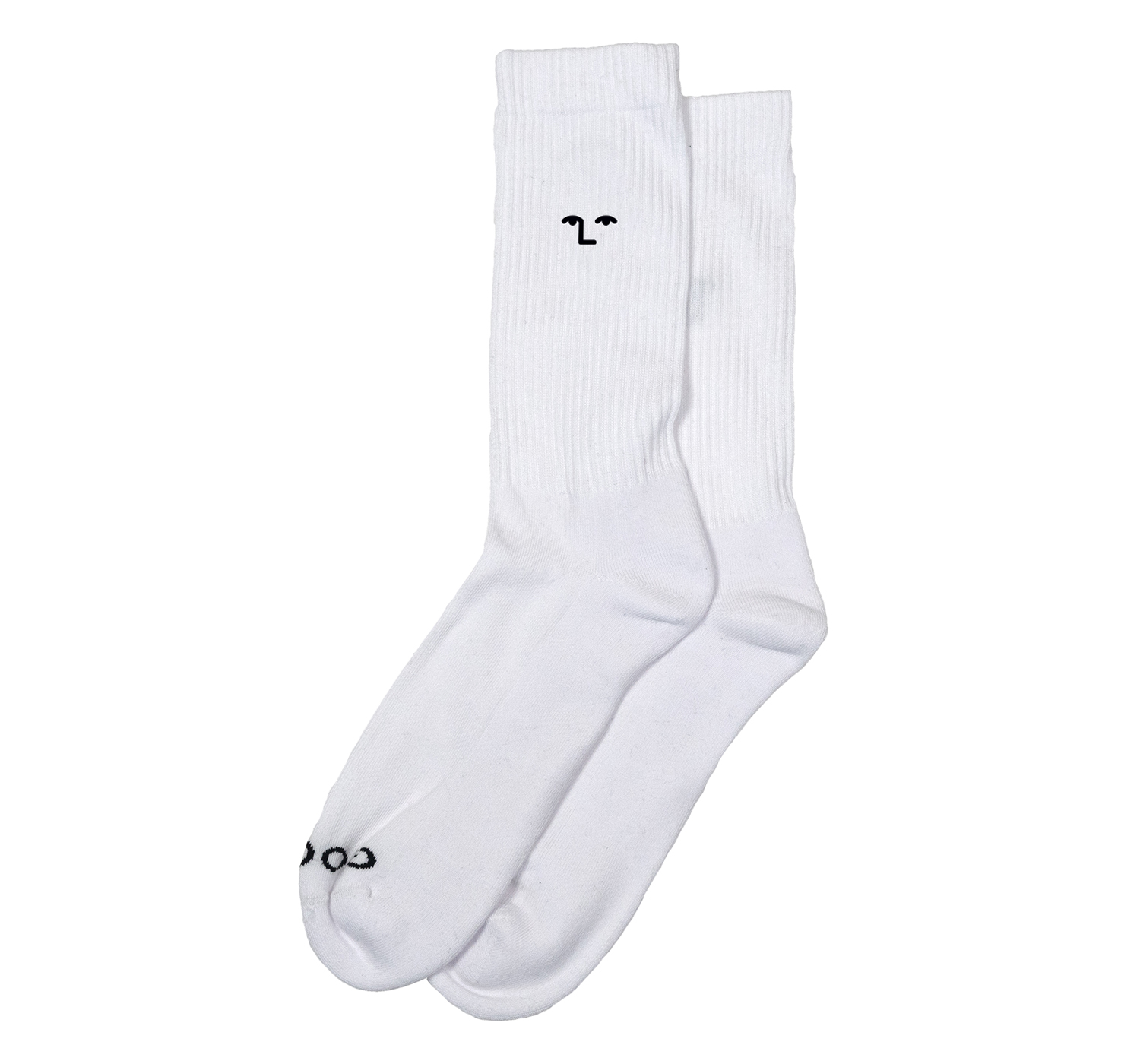 NONSENSE SOCKS FACE OFF WHITE