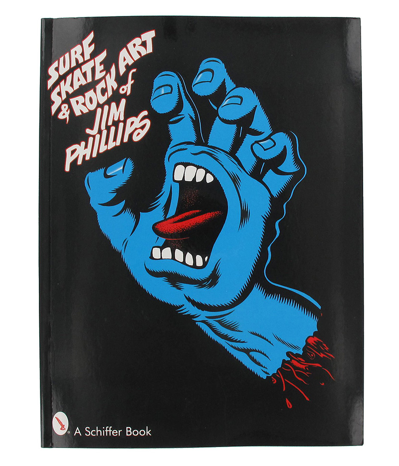 SANTA CRUZ BOOK THE ART OF JIM PHILLIPS SURF SKATE ROCK