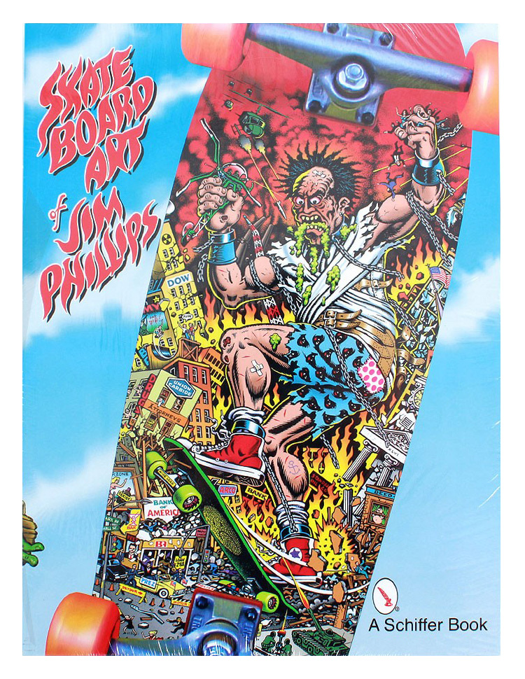 SANTA CRUZ BOOK THE SKATEBOARD ART OF JIM PHILLIPS