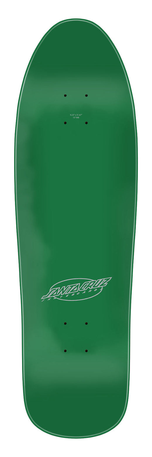 SANTA CRUZ DECK MEEK PINSTRIPE SLASHER GREEN 9.23 X 31.67