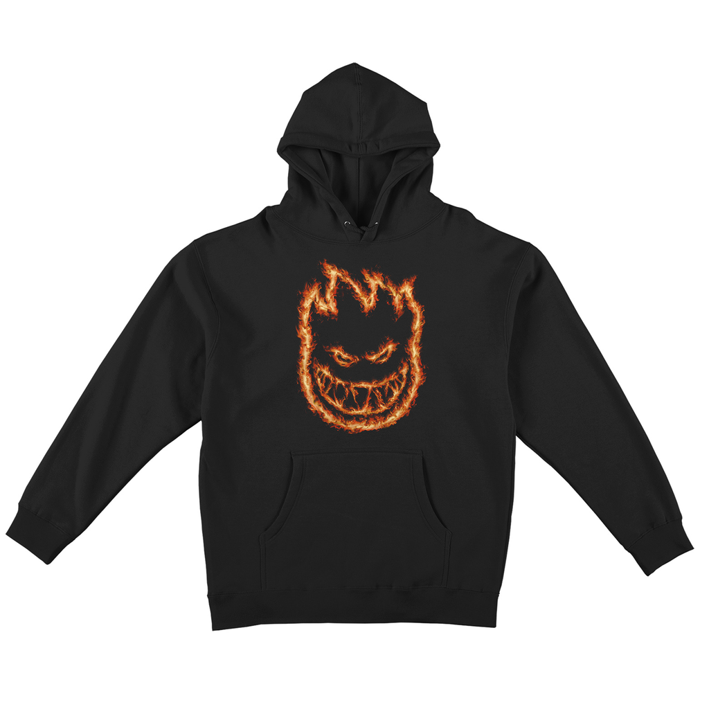 SPITFIRE SWEAT CHARRED REMAINS HOOD BLACK