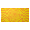 SPITFIRE TOWEL BIG HEAD SWIRL ORG YLW