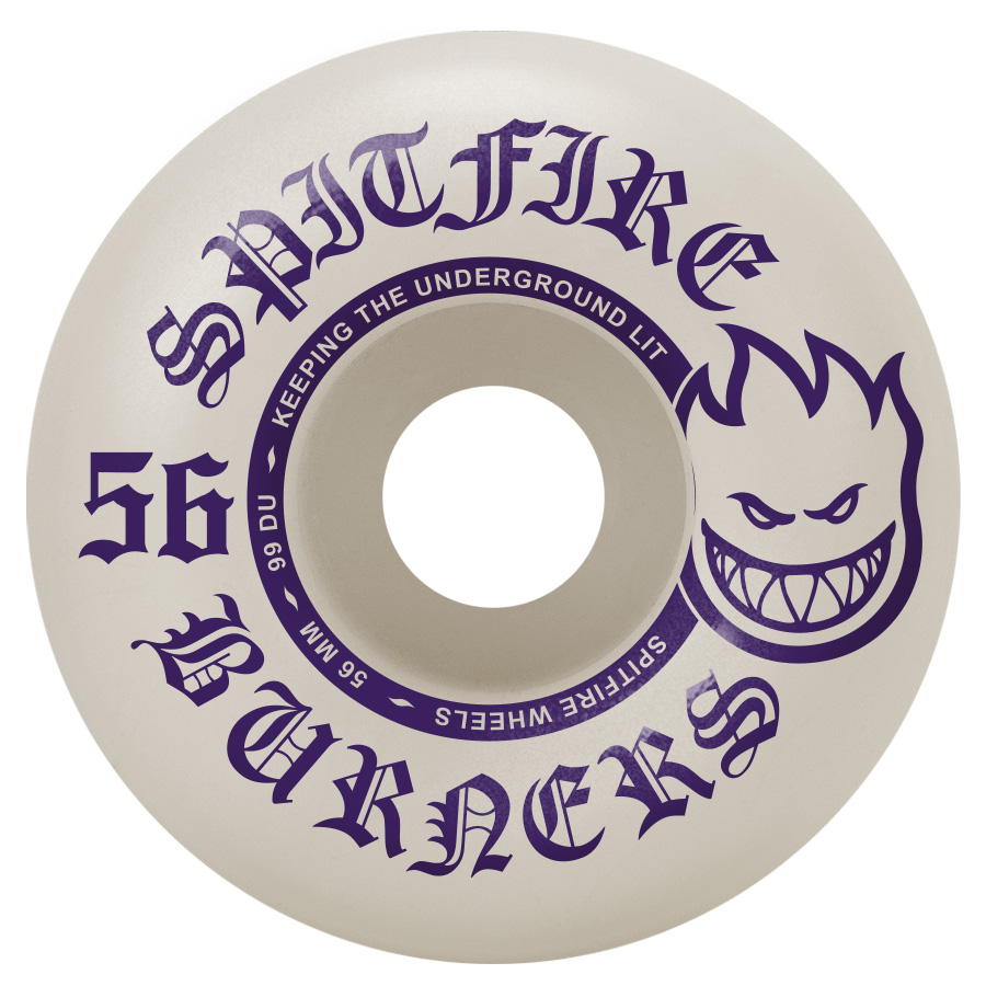 SPITFIRE WHEELS JEU DE 4 56MM 99D BURNER PURPLE