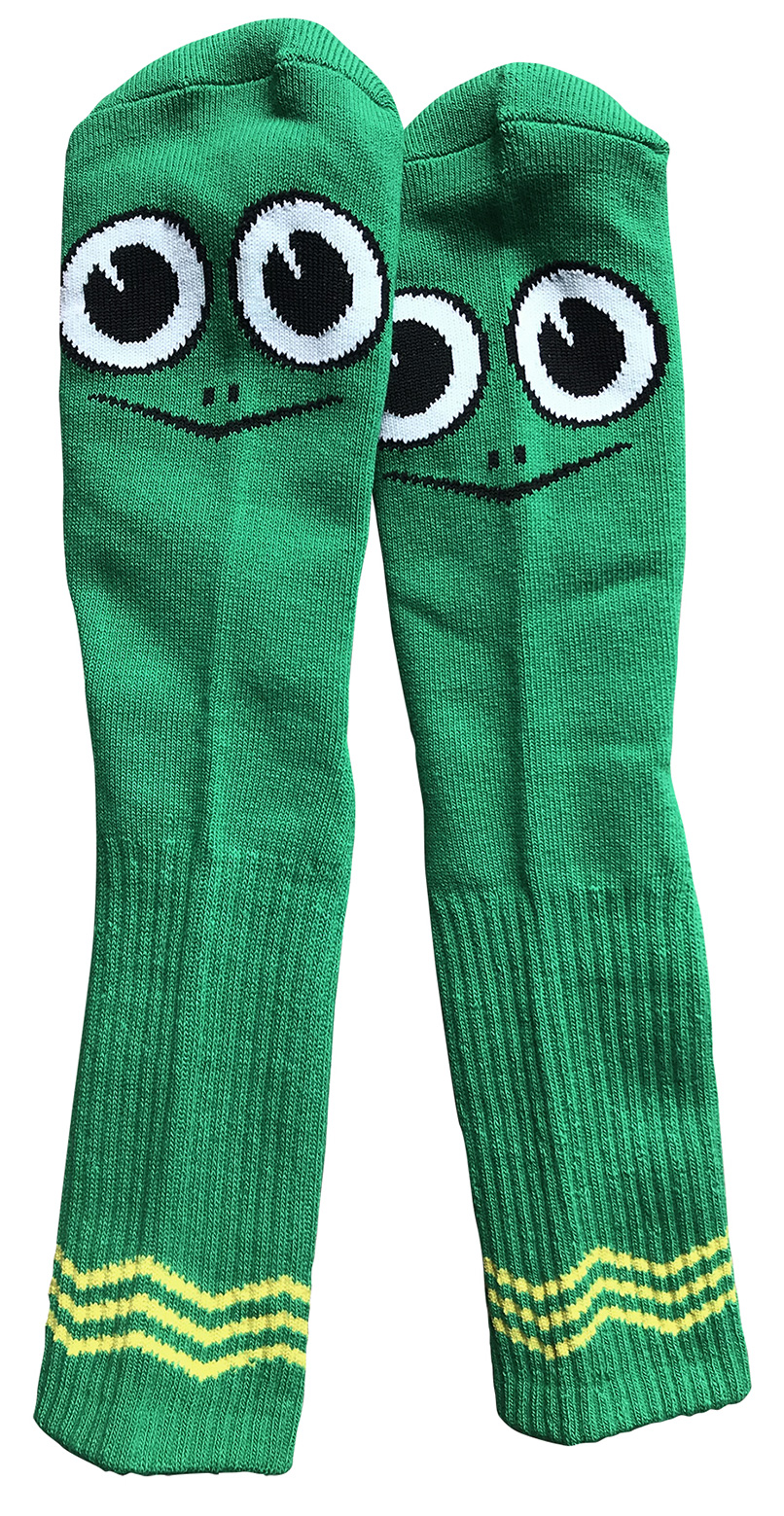 TOY MACHINE SOCKS TURLE BOY GREEN