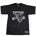 T-shirt Thrasher x Spitfire Thrash & Burn jersey mesh noir